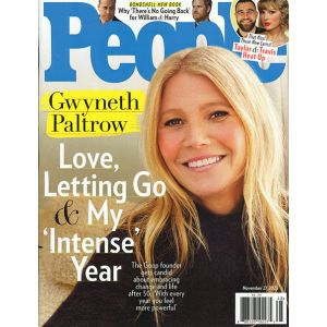People Magazine Issue 48 Year 2023
Gwyneth Paltrow Cover, "Love, Letting Go & My Intense Year"