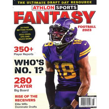 Athlon Sports Fantasy Football Magazine Issue 33 Year 2023
The Ultimate Draft Day Resource