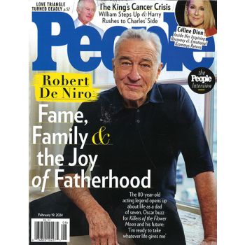 People Magazine Issue 8 Year 2024 (Covers Vary)
Robert De Niro, King Charles