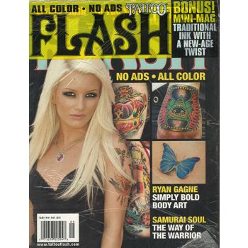 Tattoo Flash Magazine Issue 5 Year 2010
A mesmerizing collection of tattoo art and designs, showcasing the talent and creativity of tattoo artists from around the world.
