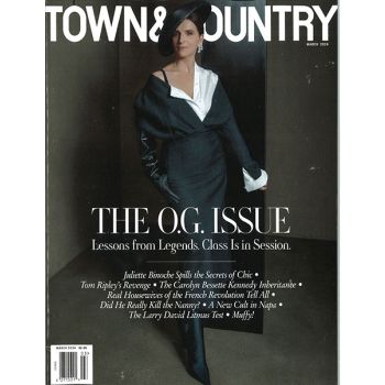 Town & Country Magazine Issue 3 Year 2024
The O.G. Issue, Lessons from Legends. Juliette Binoche Cover