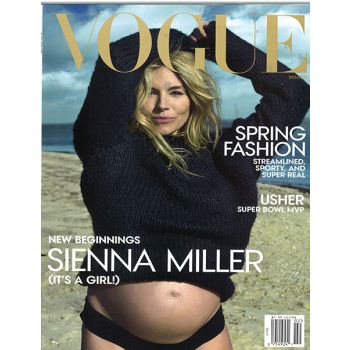Vogue Magazine Issue 2 Year 2024
Sienna Miller Cover