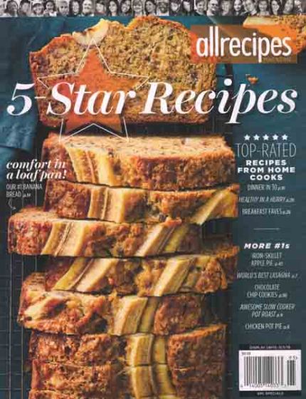 Allrecipes Magazine 5-Star Recipes