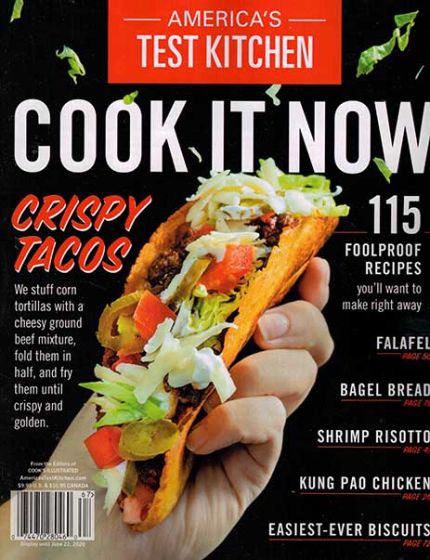 Americas Test Kitchen Cook It Now