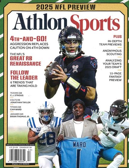 Athlon Sports Pro Football Magazine Issue 53 Year 2025Texans Cover
