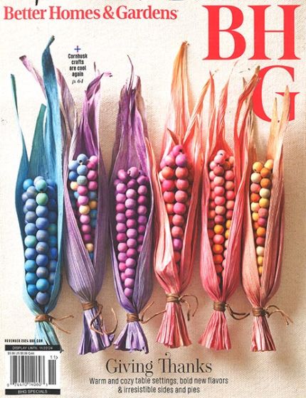 Better Homes & Gardens Magazine Issue 11 Year 2024Giving Thanks