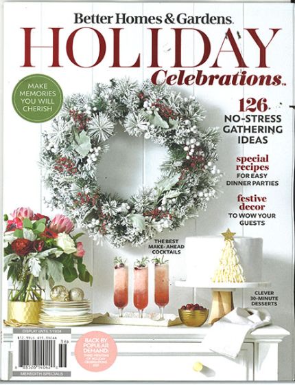 Better Homes & Gardens Magazine Issue 36 Year 2023Holiday Celebrations
