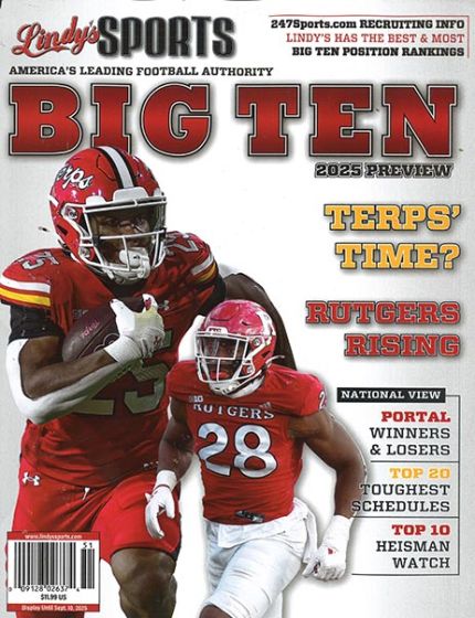 Lindys Sports Big Ten 2025 Preview Magazine Issue 51 Year 2025