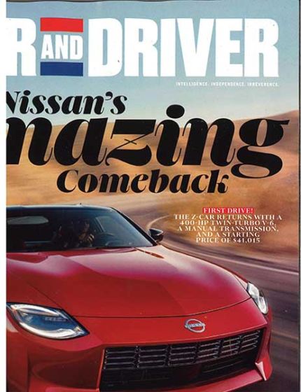 Car and Driver Magazine Issue 6 Year 2022The Thrill Of The Open Road