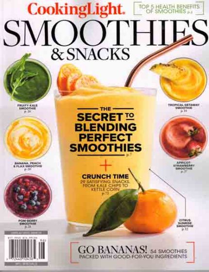 Cooking Light Smoothies & Snacks