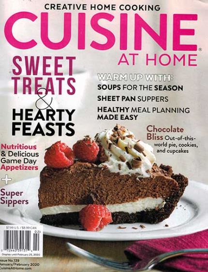 Creative Home Cooking Cuisine at Home Magazine Issue 02 Year 2020Cuisine at Home inspires home cooks to elevate their skills and confidence in the kitchen with approachable recipes and techniques.