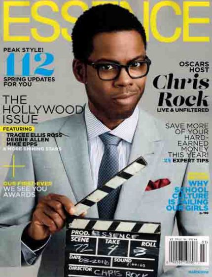 Essence Magazine Issue 3 Year 2016 Chris RockEssence is a monthly lifestyle magazine covering fashion, beauty, entertainment, and culture.