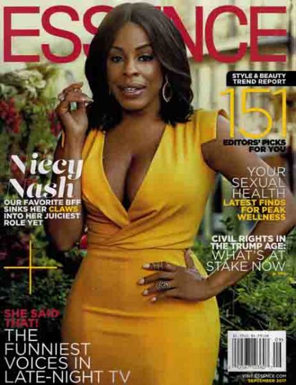 Essence Magazine Issue 9 Year 2017 Niecy NashEssence is a monthly lifestyle magazine covering fashion, beauty, entertainment, and culture.
