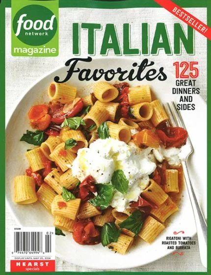 Food Network Italian Favorites Magazine Issue 2 Year 2024Great Dinners And Sides