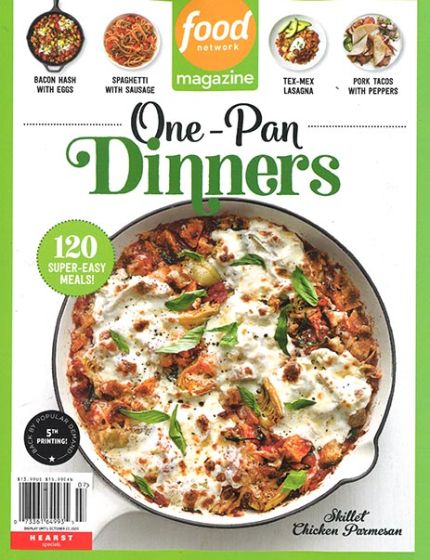 Food Network One-Pan Dinners Magazine Issue 7 Year 2025