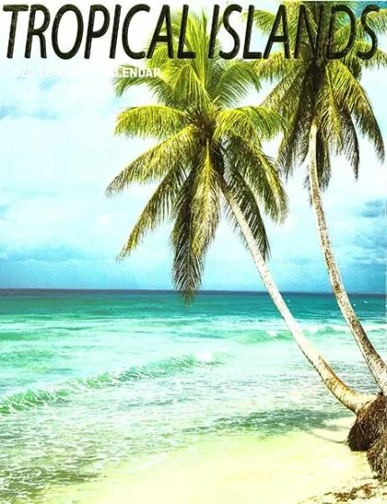 2020 Tropical Islands Calendar