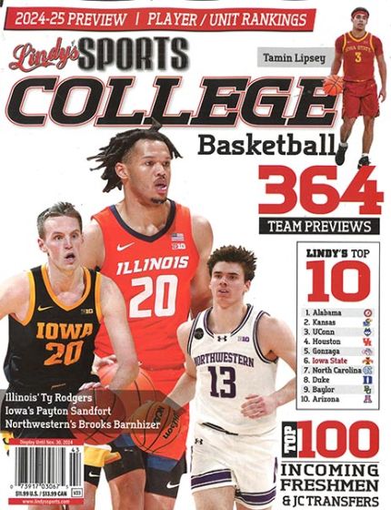 Lindys Sports College Basketball Magazine Issue 43 Year 202420204-25 Preview