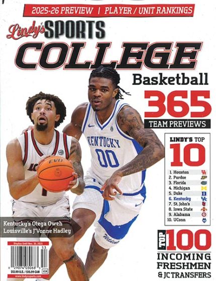 Lindys Sports College Basketball Magazine Issue 53 Year 2025-2026