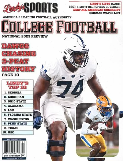 Lindys Sports College Football 2023 Magazine Issue 31Penn State Cover