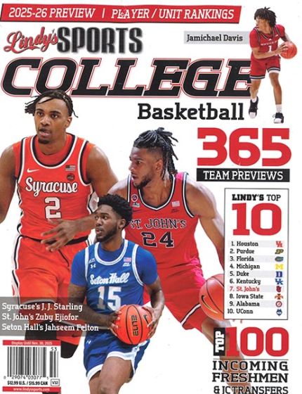 Lindys Sports College Basketball Magazine Issue 53 Year 2025-2026