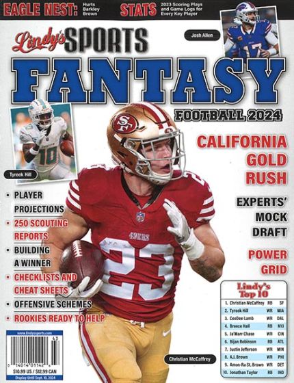 Lindys Sports Fantasy Football Magazine Issue 43 Year 2024Fantasy 2024