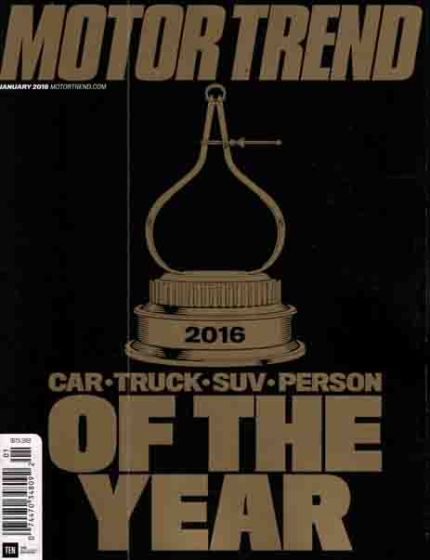 Motor Trend Magazine Issue 1 Year 2016The Latest Car Models And Trends