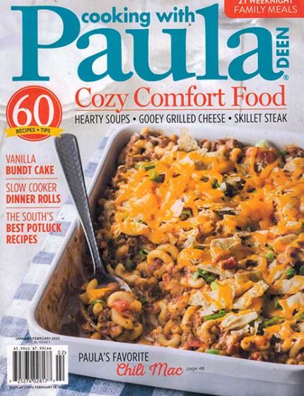 Cooking with Paula Deen Cozy Comfort Food Magazine Issue 2 Year 2020
