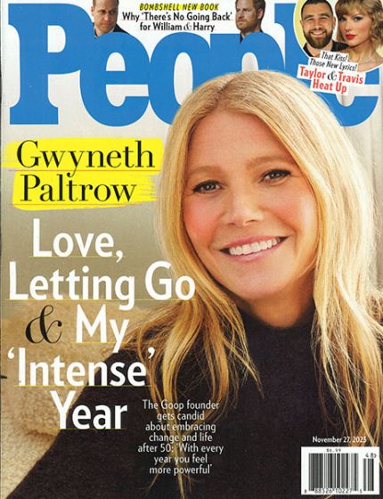 People Magazine Issue 48 Year 2023Gwyneth Paltrow Cover, "Love, Letting Go & My Intense Year"