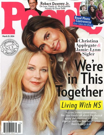 People Magazine Issue 13 Year 2024Christina Applegate & Jamie-Lynn Sigler, We're in This Together... Living With MS