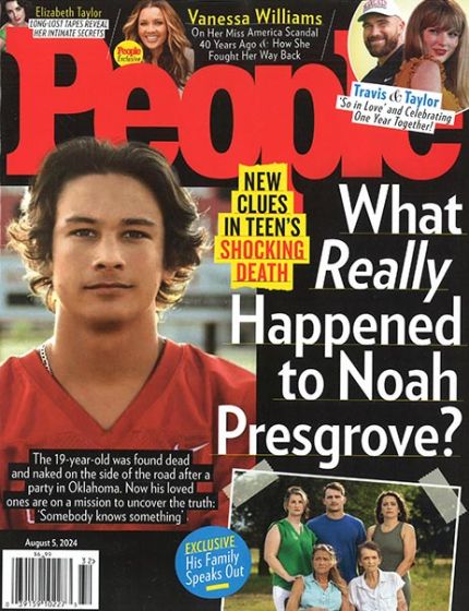 People Magazine Issue 32 Year 2024Vanessa Williams, Noah Presgrove