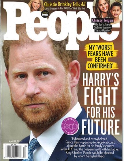 People Magazine Issue 17 Year 2025Prince Harry