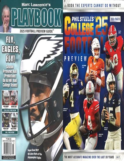 2025 Phil Steeles College Football & Marc Lawrence Play Book Bundle