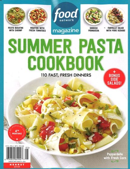 Food Network Summer Pasta Cookbook Issue 5 Year 2025