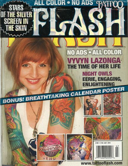 Tattoo Flash Magazine Issue 7 Year 2010A mesmerizing collection of tattoo art and designs, showcasing the talent and creativity of tattoo artists from around the world.