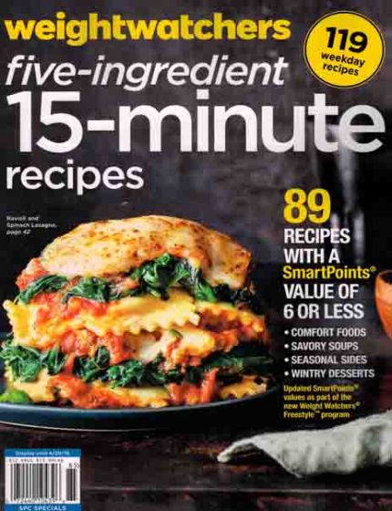 Weightwatchers 15 minute Recipes